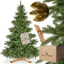 CT0194 Artificial Christmas tree 180 cm Premium Royal Trees, natural Christmas tree with wooden stand