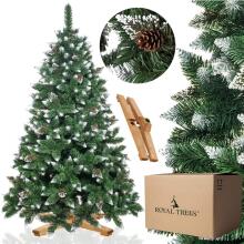 CT0189 Искусственная рождественская елка 150 см Premium Royal Trees Snowy Diamond Pine с шишками