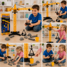 I-Toys Building Machine Art.212549 Radiovadāms torņa celtnis