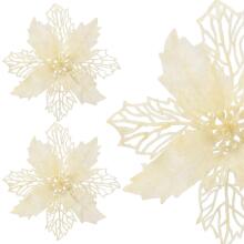 CA0806 CHRISTMAS DECORATION "POINSETTIA" 16 CM