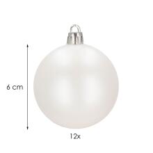 Ziemassvētku bumbiņas Springos CA0846  6cm 12 gab