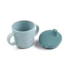 Done By Deer Spout Cup Art.213416 Blue  Поильник-непроливайка