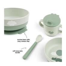 Foodie first meal set Happy clouds Green