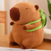 Сapibara Toys  Art.213965 Augstvērtīga mīksta plīša rotaļlieta Kapibara,23cm
