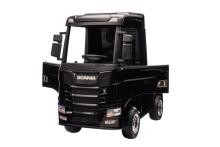 Scania 500R Art.HL698 Black Bērnu elektriskā smagā mašīna