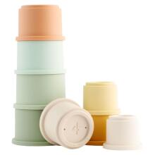 Little Dutch Stacking Cup Art.2013819 Kraušanas trauki - piramīda