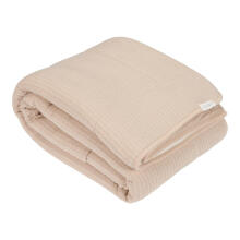 Little Dutch Cot Blanket Art.TE11023021 Pure Beige Dabīgas kokvilnas plediņš/sega bērniem, 110x140cm