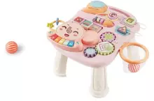 Kikkaboo Walker 3 in 1 Play Grow Art.214584 Pink Stumjamais staigulis-rotaļlieta