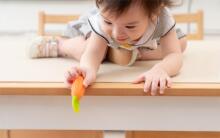 Lollipop Baby Learning Tableware Art.CABU-TBW01ZZGR01  Piederumi ešanai no silikona  7.8cm,no 6 mēn