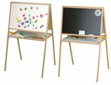 I-Toys Double Face Chalkboard Art.2083 Bērnu koka zīmēšanas tāfele divpusēja