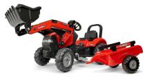 Falk koppekskavaator Case IH treileriga