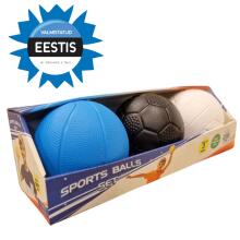 Gerardo's Toys spordipallide komplekt 3 tk