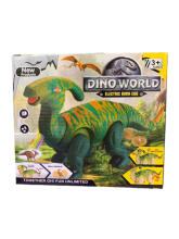 Dinosaurus heli ja valgusega