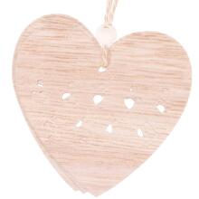 CA0661 WOODEN DECORATION 6 PCS (HEART)
