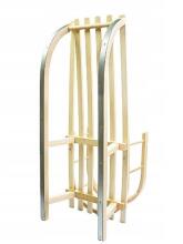 Bebe Basic Wood Sledge Art.SAN002 Bērnu ragavas no dabīga koka (būks) , īpaši izturīgi,90cm