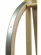 Bebe Basic Wood Sledge Art.SAN002 Bērnu ragavas no dabīga koka (būks) , īpaši izturīgi,90cm