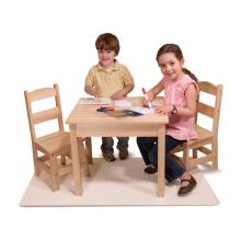 Melissa&Dough Wooden Art.12427  Комплект деревянный стол со стульчиками