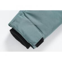 Sky Kids Winter Coat Art.9443 Black Silta ziemas termo jaka ar naturālu kažokādu