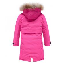 Sky Kids Winter Coat Art.9444 Black Silta ziemas termo jaka/mētelis ar naturālu kažokādu