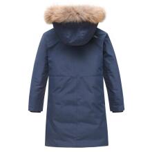 Sky Kids Winter Coat Art.9446 Black Silta ziemas termo jaka/mētelis ar naturālu kažokādu
