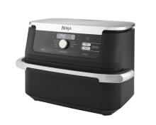 Ninja Air Fryer AF500EU Double 10,4L brīvi stāvošs 2470W karstā gaisa fritieris melns, nerūsējošais tērauds