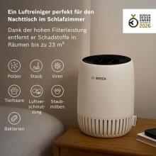 Bosch Air 500 Air Purifier Art.222200 Air Purifier - For Rooms up to 20 m² - Efficiently Removes Pollutants - With 2-in-1 Air Filter