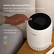 Bosch Air 500 Air Purifier Art.222200 Air Purifier - For Rooms up to 20 m² - Efficiently Removes Pollutants - With 2-in-1 Air Filter