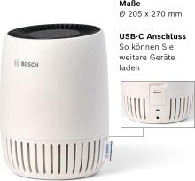 Bosch Air 500 Air Purifier Art.222200 Air Purifier - For Rooms up to 20 m² - Efficiently Removes Pollutants - With 2-in-1 Air Filter
