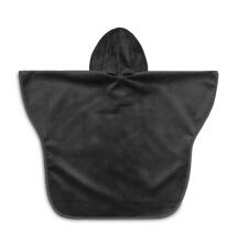CAR SEAT PONCHO GRAPHITE PLUSH