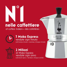 Bialetti Moka Express Moka кастрюля алюминий, черный