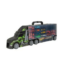 TEAMSTERZ Metro pilsētas pārvadātāja automašīna ar 8  automašīnu modelīšiem, 56 cm