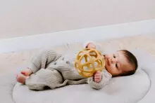 Baby Only Silicone Ball Art.BO-860.862.007.50 Old Pink silikona zobgrauznis bumba, 0+,