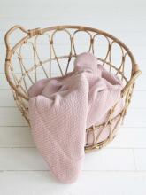 Little Dutch Cotton Blanket Art.TE11030150 Pure Pink Детское одеяло из натурального  хлопка , 110х140см