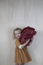 Little Dutch Cotton Blanket Art. TE11030160 Indian Red Dabīgas kokvilnas plediņš/sega bērniem, 110x140cm