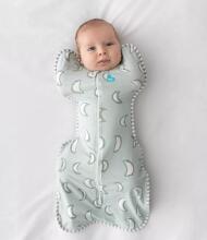 Love To Dream Swaddle Up Bambusa  XS Art.222809 Eclipse   Хлопковая пелёнка-спальный мешок для комфортного сна, пеленания