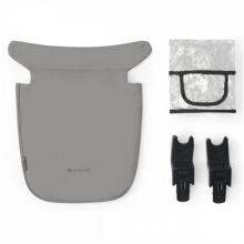 KinderKraft Newly 3 in1 Art.KSNEWL00GRY300 Moonlight Grey  Universālie rati 3 in1 +autokrēsls