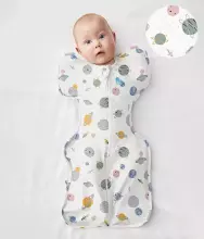 Love To Dream Swaddle Up Winter Warm M Art.LTD-L3002252WHTM Lite  Хлопковая пелёнка-спальный мешок для комфортного сна, пеленания