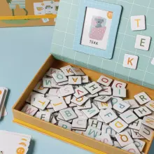 Tutufamily Alphabet Art.223046 Magnētiskais alfabēts lasītprasmes apgūšanai igauniēšu/angļu valodā (ET/EN)