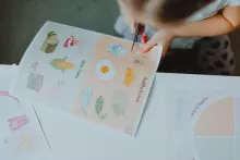 Tutufamily  Art.223060  Рабочие листы для печати Здоровая еда