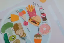 Tutufamily  Art.223060  Рабочие листы для печати Здоровая еда
