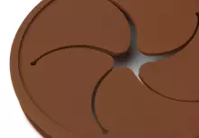 La bebe™ Snack Cup Silicone  Art.708-007-00092 Caramel Silikona konteiners ar vāku Click Lock.