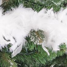 Feather boa white retro carnival Springos CA0070 180 cm