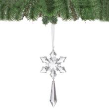 Christmas hanging ornaments crystal icicles Springos CA0077 13 cm