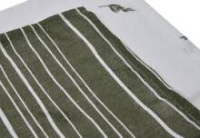 La bebe™ Muslin Mouth Cloth Stripe & Olive Leaf Green GOTS Art.537-848-66094 - Augstākās kvalitātes muslina autiņš sejai, 1 gb. ( 31x31 cm)
