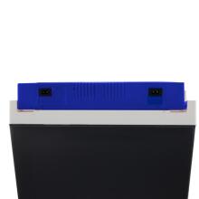 Cool box electric Brio 26 12/230V assorted dark gray-red/blue