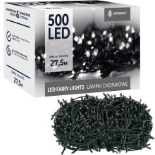 Новогодние гирлянды Springos CL0543, 500 LED, холодный белый + холодный белый flash, 27,5 м