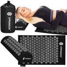 Acupressure Spike Mat Springos FA0156 , Set with Pillow and Cover, for Massage, for Muscle Pain