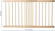 Bebe Basic Art.223410/SG005 Koka drošības vārti barjera, regulējami 72-122 cm