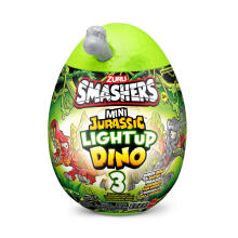 SMASHERS interaktīvā rotaļlieta Jurassic Mini Light-Up Dino pārsteiguma ola
