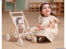 Viga Toys Doll Pram Art.44236 Деревянная коляска для кукол